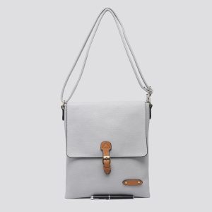 Messenger Bag - Large style - Grey