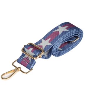 Bag Strap - Star Print - Blue