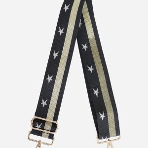Bag Strap - Stars n Stripes - Black/Gold