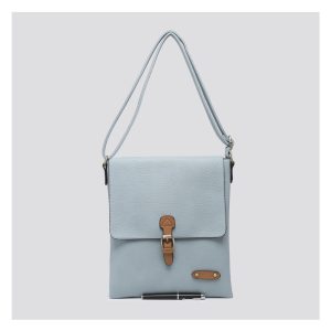 Messenger Bag - Large style - Dusty Blue