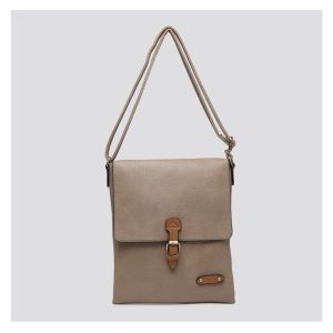 Messenger Bag - Large style - Taupe