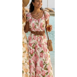 Bardot Dress - Pink
