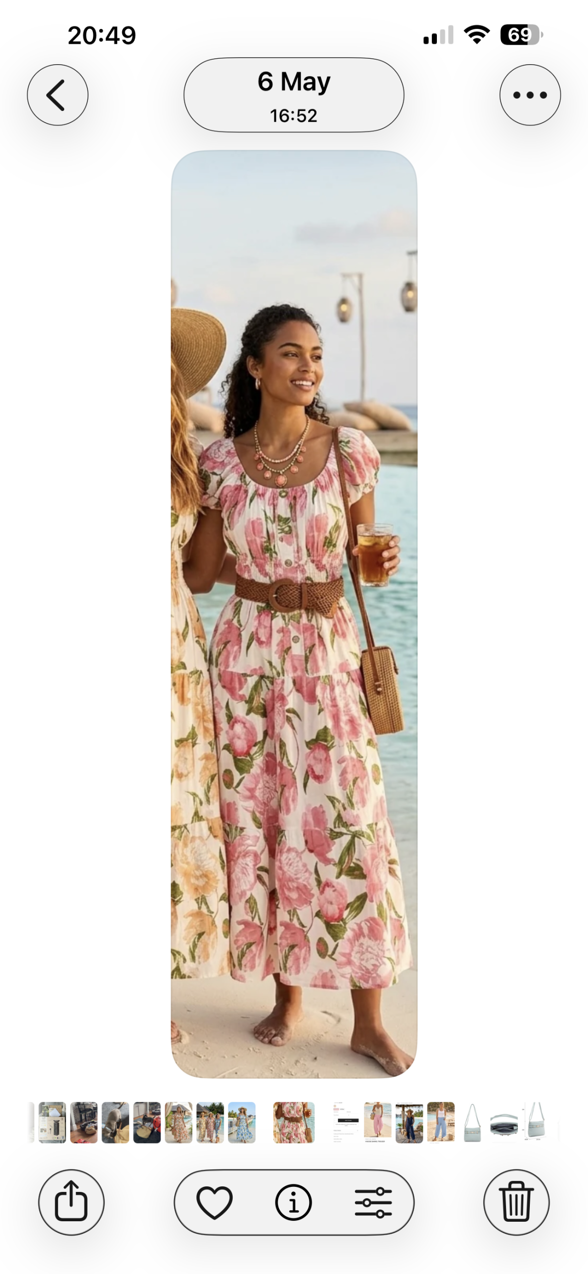 Bardot Dress - Pink